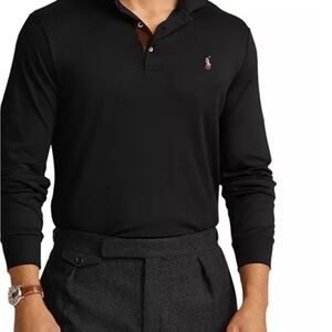Polo Ralph Lauren Classic Fit Soft Cotton Long-Sleeve Polo Shirt - XXL